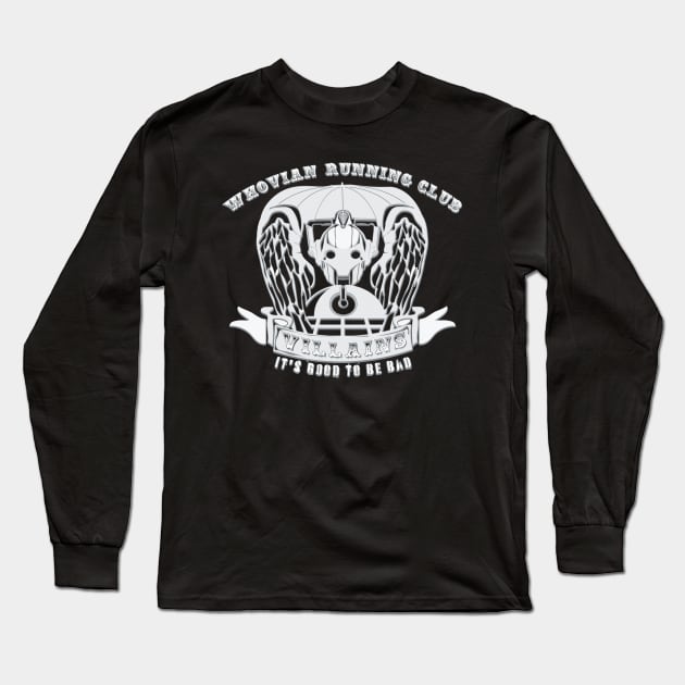 Whovian Running Club Villains Long Sleeve T-Shirt by Fanthropy Running Clubs